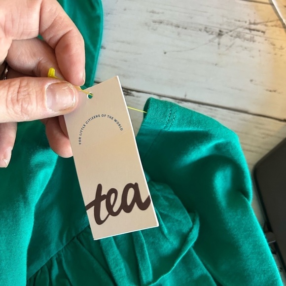 NWT Tea Collection Size 8 Long Sleeve dress with birds - Picture 5 of 11